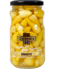 Gurme212 Перець Біберіє гострий маринований 310 г