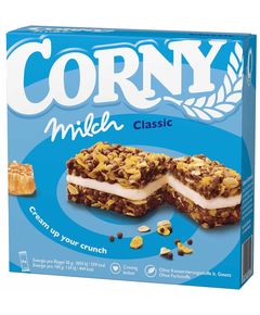 Набір злакових батончиків-сендвічів Молочний Крем Corny упаковка 4шт*30 г