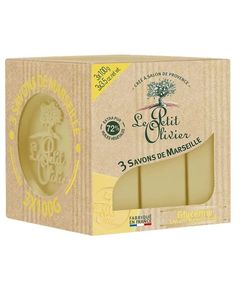 Le Petit Olivier Марсельське мило Гліцерин упаковка 3шт*100 г