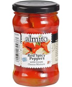 Перець гострий червоний фарширований крем-сиром Almito 270 г