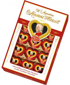 Reber Цукерки шоколадні з марципаном Моцарт Сердечка 150 г