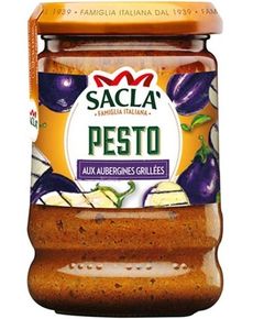 Sacla Соус Песто Россо з баклажанами-гриль 190 г