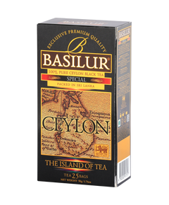 Basilur Чай чорний Чайний Острів Цейлон Особливий пакет 25шт*2 г