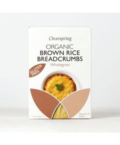 Панірувальні сухарі з бурого рису безглютенові органічні Clearspring 250 г