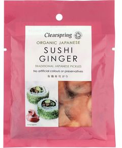 Імбир для суші маринований органічний Clearspring 50 г