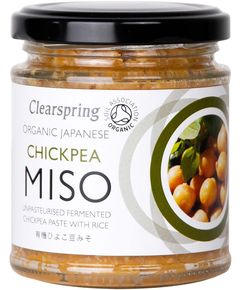 Паста Місо нутова непастеризована органічна Clearspring 150 г