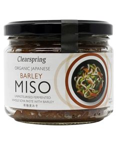 Паста Місо з пророщеним ячменем непастеризована органічна Clearspring 300 г