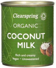 Кокосове молоко 20% органічне Clearspring 200 мл