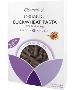 Паста протеїнова з гречки Тортильйоні безглютенова органічна Clearspring 250 г