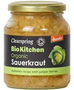 Капуста квашена Зауеркраут органічна біодинамічна Clearspring 360 г