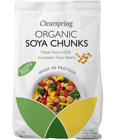 Clearspring Соєві шматочки безглютенові органічні 200 г