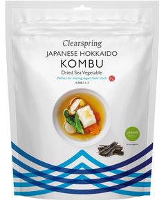 Водорості морські Комбу Хоккайдо сушені Clearspring 40 г