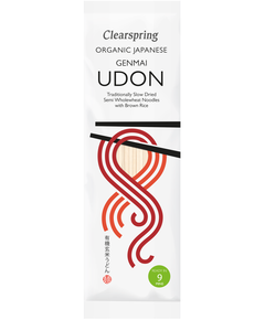 Локшина Удон з додаванням борошна з бурого рису органічна Clearspring 200 г