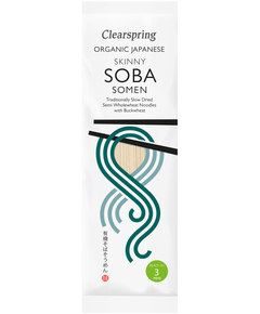 Локшина Соба Сомен тонка органічна Clearspring 200 г