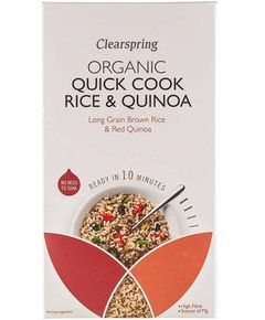 Clearspring Рис і Кіноа швидкого приготування органічний 250 г
