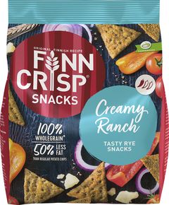 Finn Crisp Снеки цільнозернові Кремове Ранчо 150 г