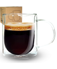 Кружка скляна з подвійними стінками 500 мл Big Classic