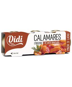 Didi Кальмар в соусі по-американськи упаковка 3шт*80 г