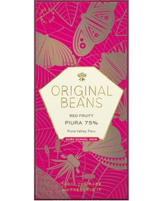 Original Beans Шоколад чорний Пьюра Веллі Перу 75% какао веганський органічний 70 г