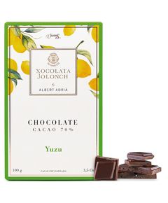 Xocolata Jolonch Шоколад темний з юзу 70% какао 100 г