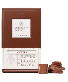 Xocolata Jolonch Шоколад молочний з трюфелем та Віскі 100 г