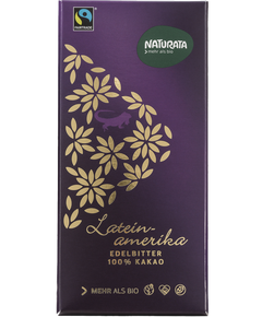 Naturata Шоколад чорний 100% какао з Латинської Америки органічний 80 г