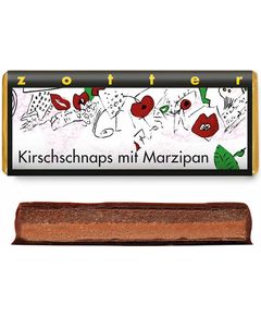 Zotter Шоколад чорний Вишневий Бренді-Марципан органічний 70 г