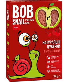 Bob Snail Цукерки фруктові Яблуко-Вишня 120 г