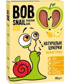 Bob Snail Цукерки фруктові Яблуко-Груша 120 г