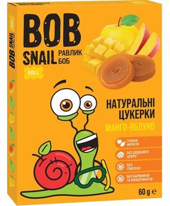 Bob Snail Цукерки фруктові Манго-Яблуко 60 г