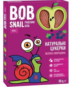 Bob Snail Цукерки фруктові Яблуко-Смородина 60 г