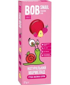Bob Snail Мармелад натуральний Груша-Малина-Буряк упаковка 24шт*27г