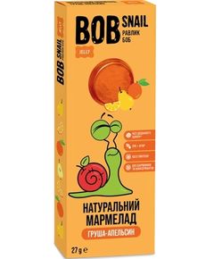 Bob Snail Мармелад натуральный Груша-Апельсин упаковка 24шт*27г