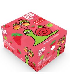 Bob Snail Цукерки фруктові Яблуко-Полуниця упаковка 30шт*10г