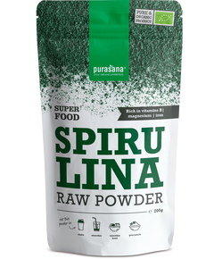 Порошок Спіруліни сирий органічний Purasana 200 г