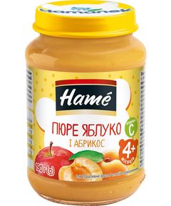 Hame Пюре фруктове Яблуко-Абрикос-Сир 190 г