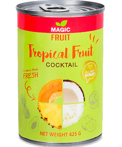 Magic Fruit Тропічні Фрукти в легкому сиропі 425 г
