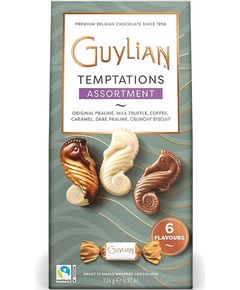 Guylian Temptation Цукерки шоколадні Морські Коники Асорті 124 г