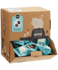 Baru Цукерки з чорного шоколаду з солоною карамеллю Dreamy Hippo бокс 34шт*15 г