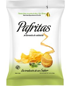 Pafritas Чіпси картопляні Морська Сіль 140 г