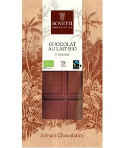 Bovetti Шоколад молочний органічний 100 г