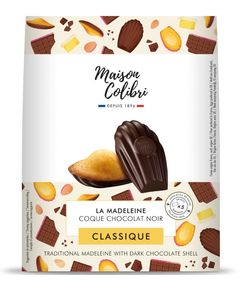 Кекси Мадлен в чорному шоколаді Maison Colibri 6шт*26 г
