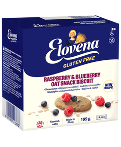 Галети вівсяні Малина-Чорниця безглютенові Elovena 9 порцій 162 г