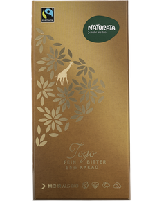 Naturata Шоколад чорний 65% какао з Того органічний 100 г