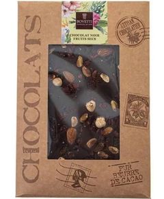 Bovetti Шоколад чорний з сухофруктами 350 г