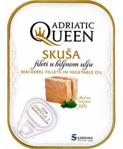 Adriatic Queen Скумбрія філе в рослинній олії 105 г