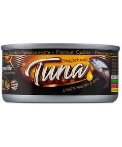 Green Life Тунець шматочками в олії 160 г