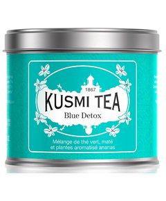 Kusmi Tea Чай зелений, мате і трав'яний Блакитний Детокс органічний листовий 100 г