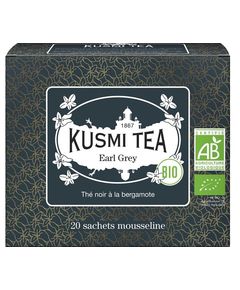 Kusmi Tea Чай чорний Ерл Грей органічний пакет 20шт*2 г