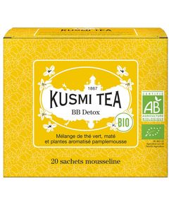Kusmi Tea Чай зелений, мате і трав'яний ББ-Детокс органічний пакет 20шт*2 г